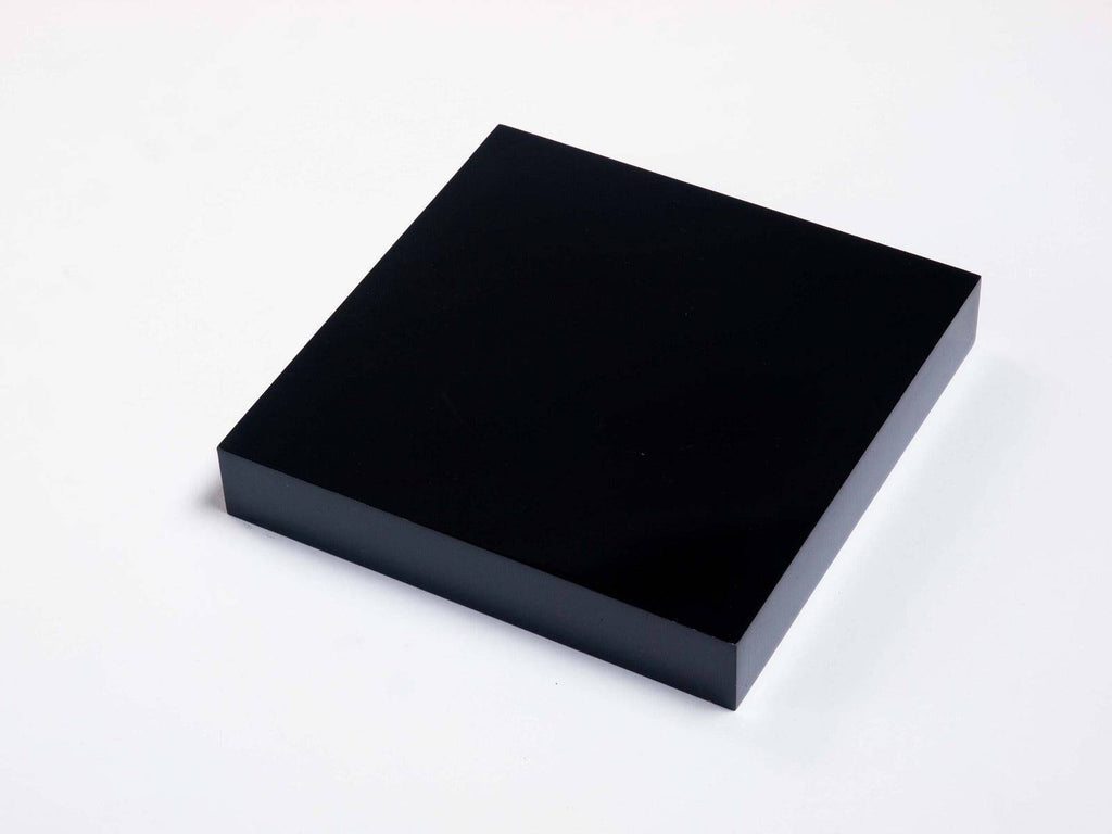 Hudson Gloss Black 24cm Floating Shelf Kit by Core - Price Crash Furniture