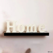 Hudson Gloss Black 60cm Floating Shelf Kit by Core - Price Crash Furniture