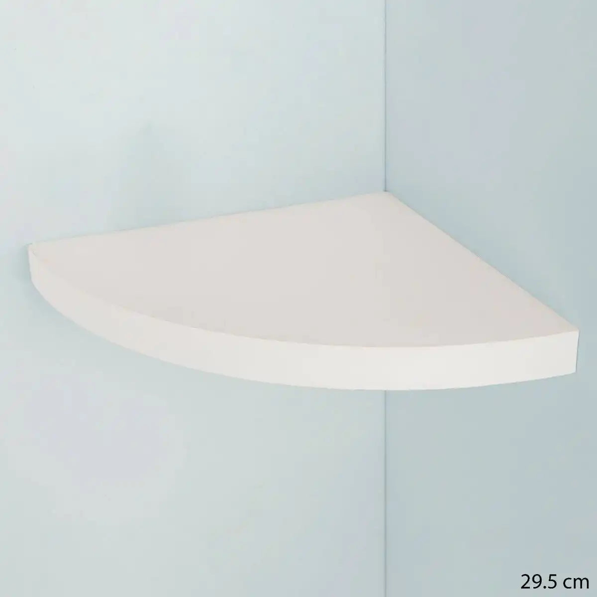 Hudson Gloss White 29.5cm Corner Shelf Kit by Core - Price Crash Furniture