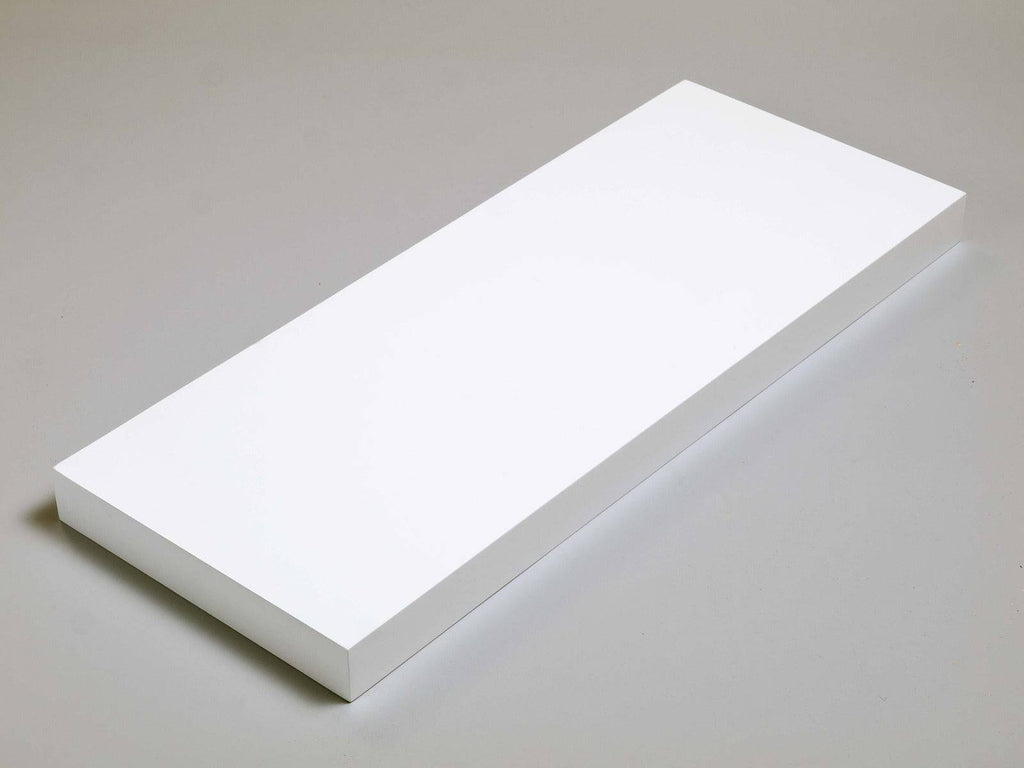 Hudson Gloss White 60cm Floating Shelf Kit by Core - Price Crash Furniture