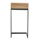 Industrial 1 Drawer Geometric Style Bedside Table - Price Crash Furniture