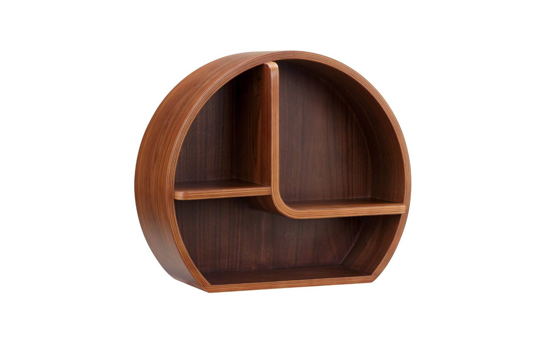 Jual Furnishings JF713 San Francisco Wall Shelf Walnut - Price Crash Furniture