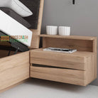 Kensington 2 Drawer Bedside Cabinet RH Drawer in Oak - Price Crash Furniture