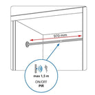 LED L970 pipe wardrobe lighting kit - Price Crash Furniture