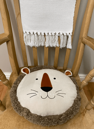Lion Face Scatter Cushion 40cm - Price Crash Furniture