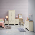 Lisbon 2 door 2 drawer wardrobe by TAD - Price Crash Furniture