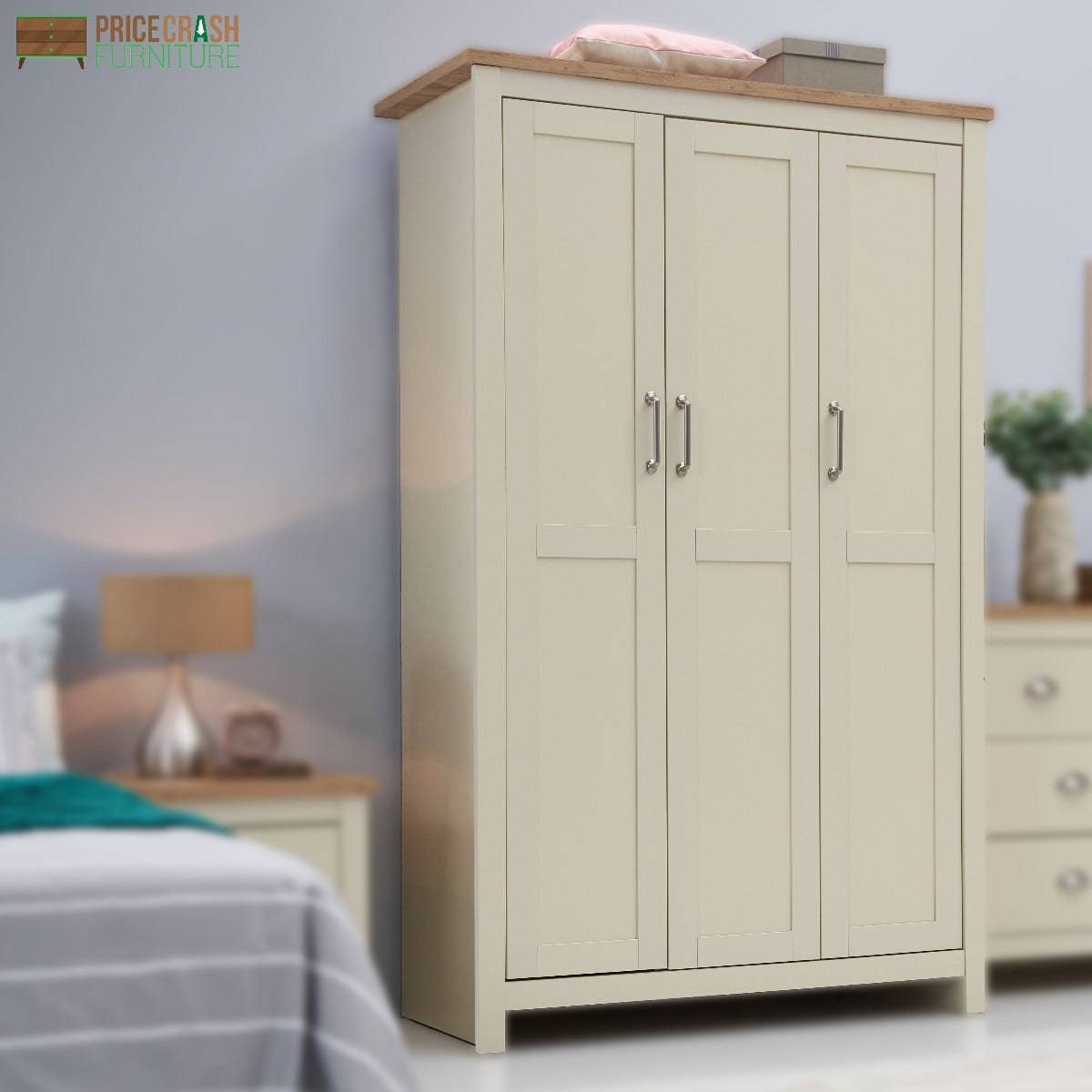 Lisbon 3 door wardrobe by TAD - Price Crash Furniture