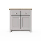 Lisbon 3 DOORS 2 DRAWER SIDEBOARD in grey - Price Crash Furniture