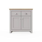 Lisbon 2 DOORS 2 DRAWER SIDEBOARD in grey - Price Crash Furniture