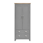 Lisbon 3 Piece Bedroom Set: 2 door + 2 drawer wardrobe + 4 drawer chest + 1 drawer bedside - Price Crash Furniture