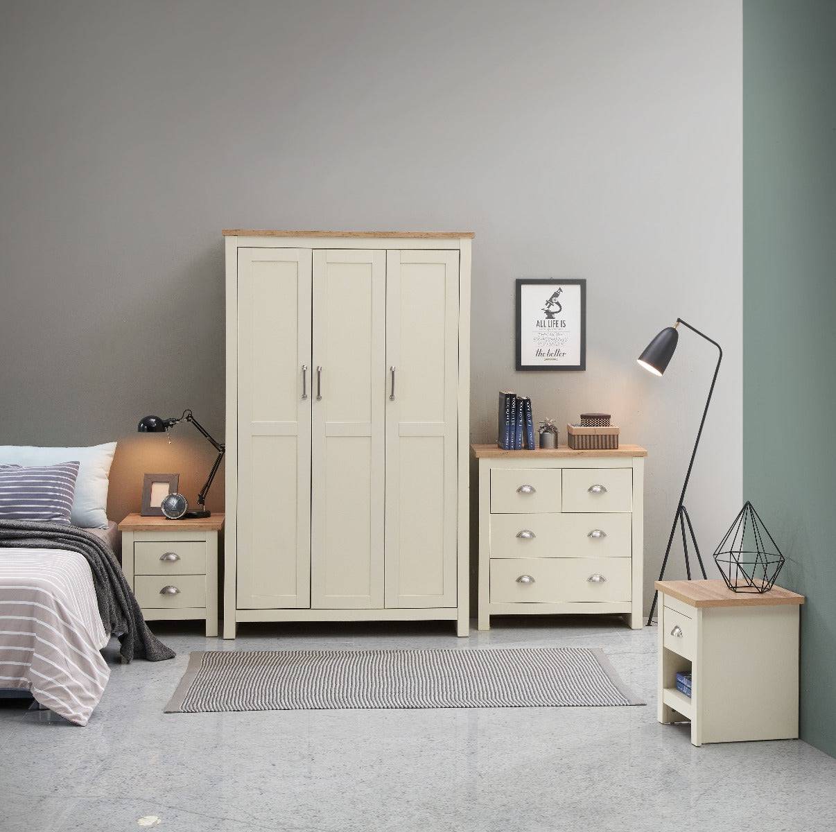 Lisbon 4 drawer chest of drawers by TAD - Price Crash Furniture