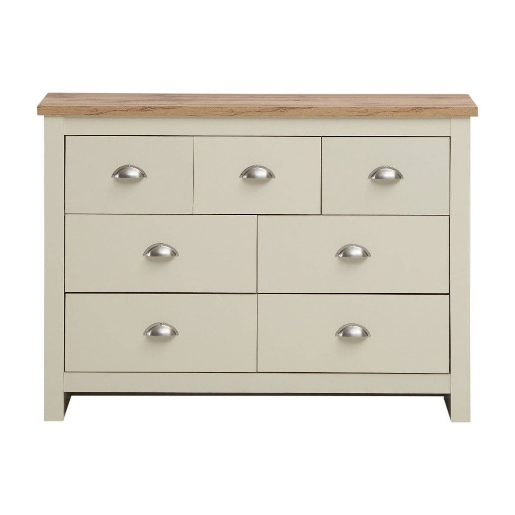 Lisbon 7 drawer chest of drawers by TAD - Price Crash Furniture