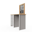 Lisbon DRESSING TABLE 3 DRAWER SET in Grey - Price Crash Furniture