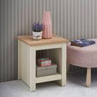 Lisbon simple bedside table / lamp table by TAD - Price Crash Furniture