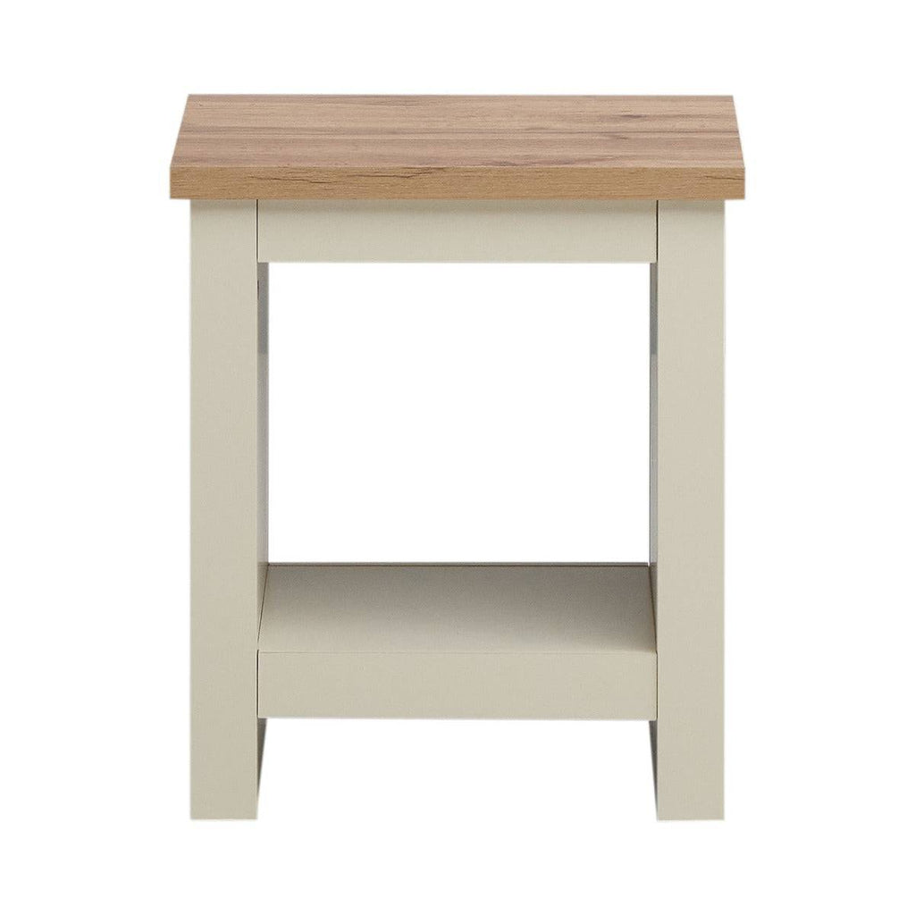 Lisbon simple bedside table / lamp table by TAD - Price Crash Furniture