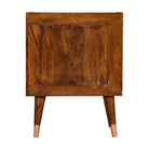 Manila Copper 1 Drawer Bedside - Price Crash Furniture