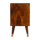 Manila Copper Bedside Cabinet Unit - Price Crash Furniture