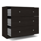 May 3 Drawer Chest of Drawers In Black - Price Crash Furniture