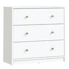 May 3 Drawer Chest of Drawers in Grey - Price Crash Furniture