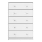 May 5 Drawer Chest of Drawers in Grey - Price Crash Furniture