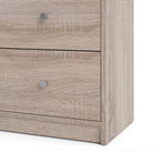 May 5 Drawer Chest of Drawers in Truffle Oak Effect - Price Crash Furniture