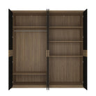 Monaco 4 Door Wardrobe With Mirror Doors - Price Crash Furniture