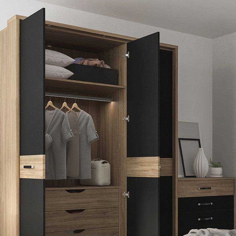 Monaco 4 Door Wardrobe With Mirror Doors - Price Crash Furniture