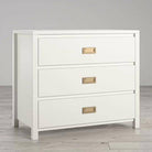 Monarch Hill Haven 3 Drawer Chest of Drawers In White by Dorel - Price Crash Furniture