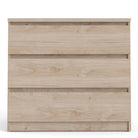 Naia 3 Drawer Chest of Drawers in Jackson Hickory Oak - Price Crash Furniture