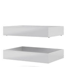 Naia Set Of 2 Underbed Drawers (Single Or Double Bed) In White Gloss - Price Crash Furniture