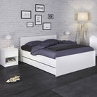 Naia Set Of 2 Underbed Drawers (Single Or Double Bed) In White Gloss - Price Crash Furniture