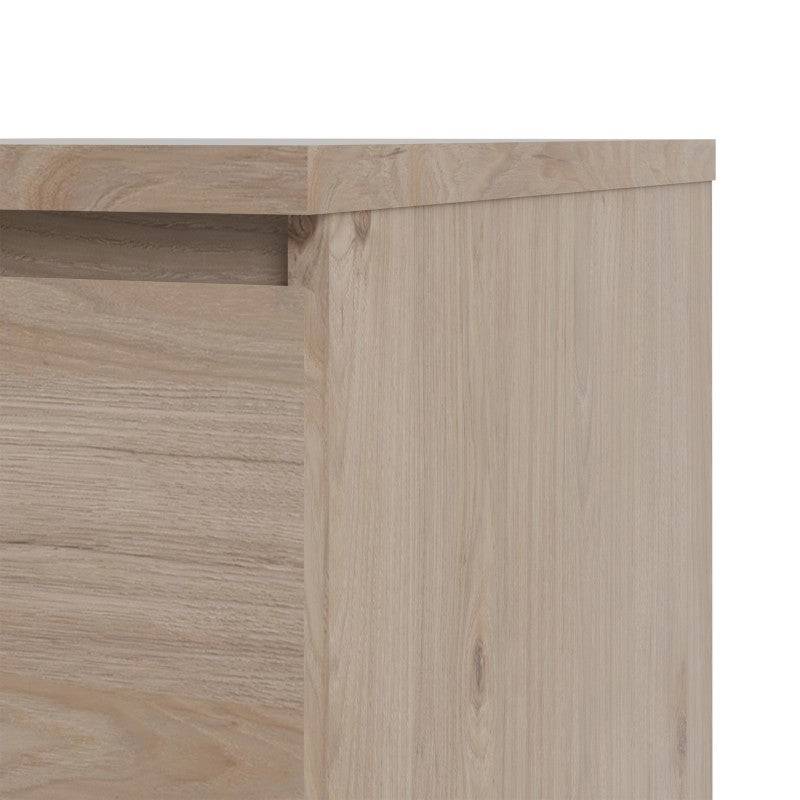 Naia Tall Narrow 5 Drawer Chest of Drawers / Tallboy in Jackson Hickory Oak - Price Crash Furniture