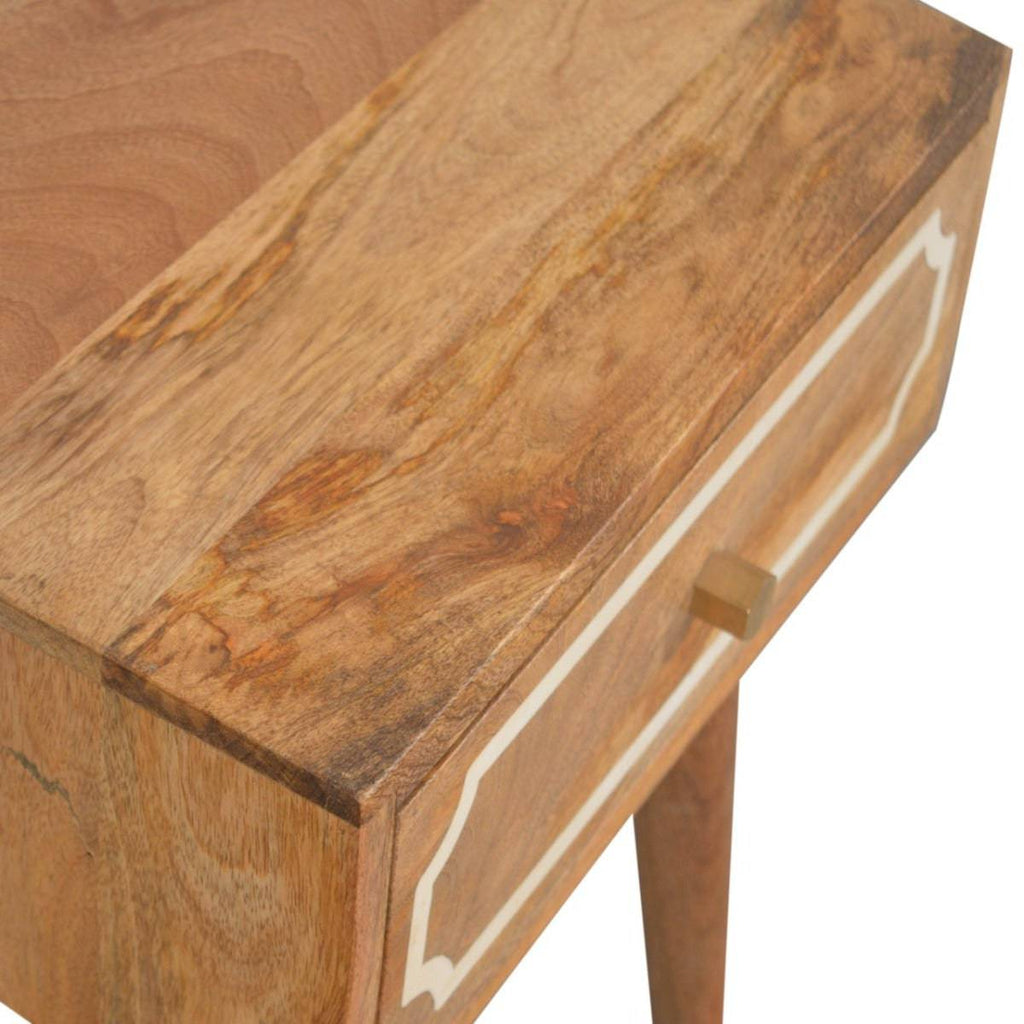 Nepal Bedside Table Nightstand - Price Crash Furniture
