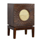 Nero Bedside Cabinet Unit - Price Crash Furniture