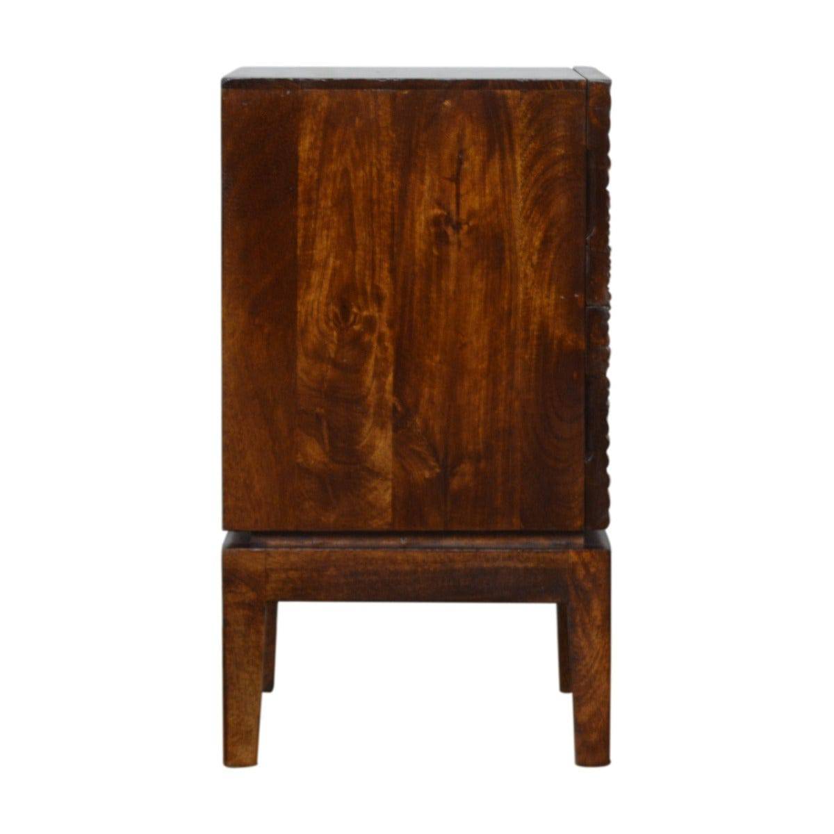 Nero Bedside Cabinet Unit - Price Crash Furniture