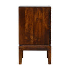 Nero Bedside Cabinet Unit - Price Crash Furniture