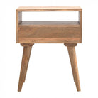 Nordic Designed Bedside With 1 Drawer & Open Slot - Price Crash Furniture