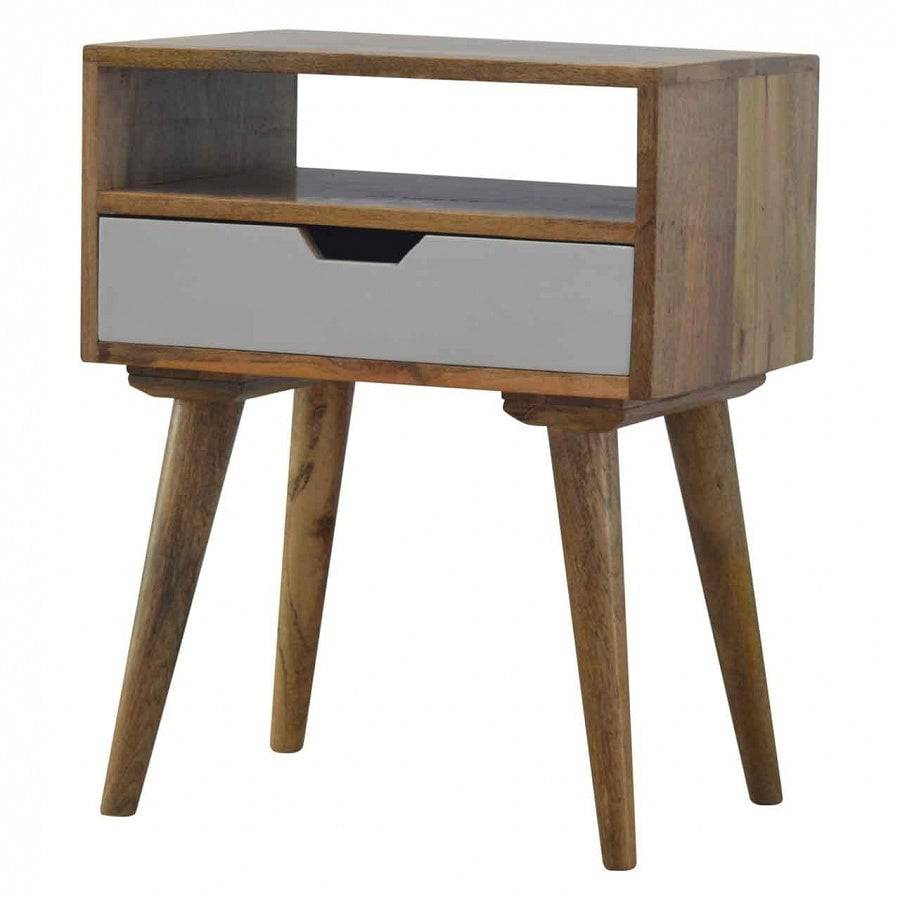 Nordic Style 1 Drawer Bedside - Price Crash Furniture