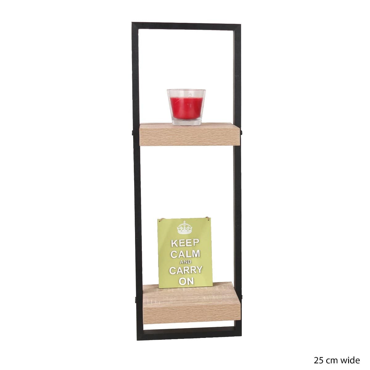 Nova Double Framed Floating Wall Shelf Kit by Core - Price Crash Furniture