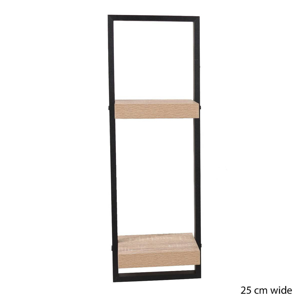 Nova Double Framed Floating Wall Shelf Kit by Core - Price Crash Furniture