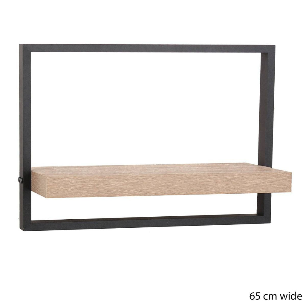 Nova Extra Large Framed Floating Wall Shelf Kit by Core - Price Crash Furniture