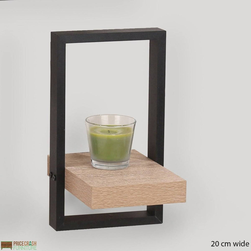 Nova Small Framed Floating Wall Shelf Kit by Core - Price Crash Furniture