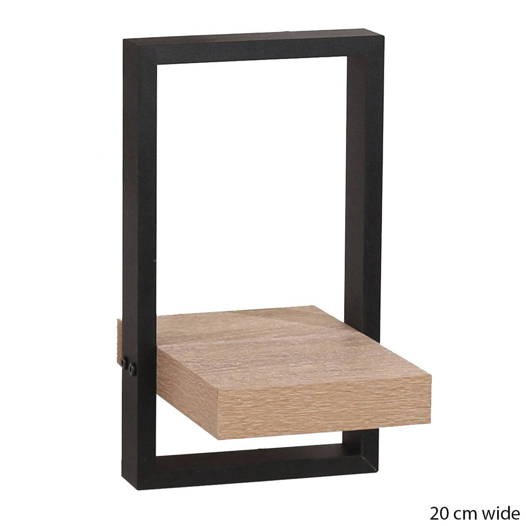 Nova Small Framed Floating Wall Shelf Kit by Core - Price Crash Furniture