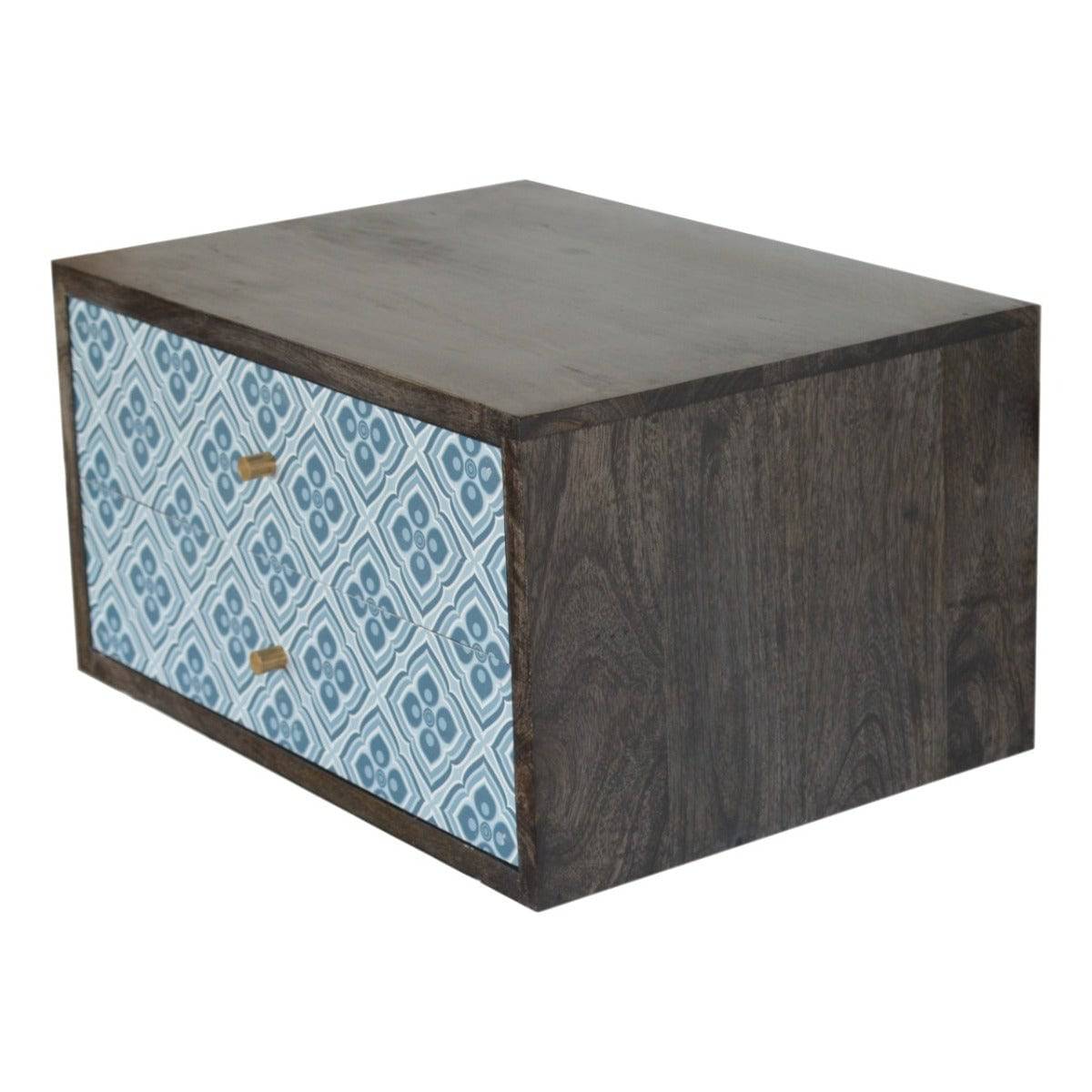 Oblong Grey Velvet Storage Footstool - Price Crash Furniture