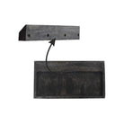 Oblong Grey Velvet Storage Footstool - Price Crash Furniture