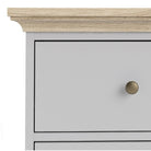 Paris Chest Of 6 Drawers In White And Oak - Price Crash Furniture