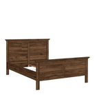 Paris Double Bed (140 x 200) In Walnut - Price Crash Furniture