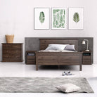 Paris Double Bed (140 x 200) In Walnut - Price Crash Furniture