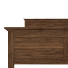 Paris Double Bed (140 x 200) In Walnut - Price Crash Furniture