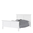 Paris Double Bed (140 x 200) In White - Price Crash Furniture